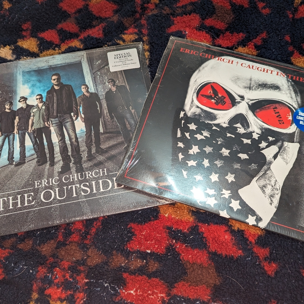 Eric Church Vinyl records New and Sealed!